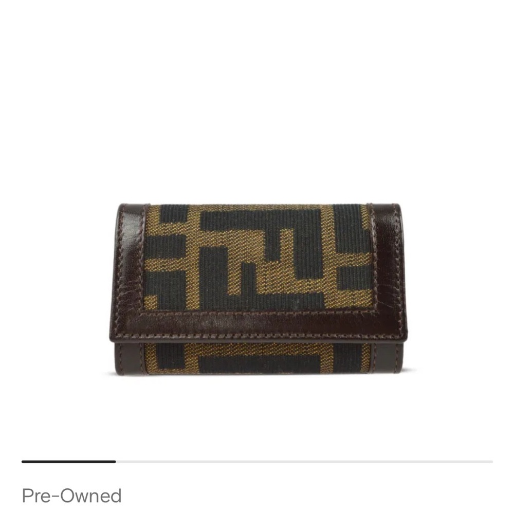 Fendi Dark Brown Key Holder